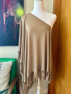Attitudes by Renee Tan Fringe Poncho Cover